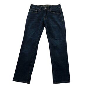 American Eagle Outfitters Men Jeans 28x25 Measured Blue Dark Denim Slim Straight